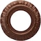 Ekena Millwork Claremont Ceiling Medallion (Fits Canopies up to 5 5/8"), 9"OD x 4 1/2"ID x 1/2"P, Copper Penny CM09CLCPS - alternate 1
